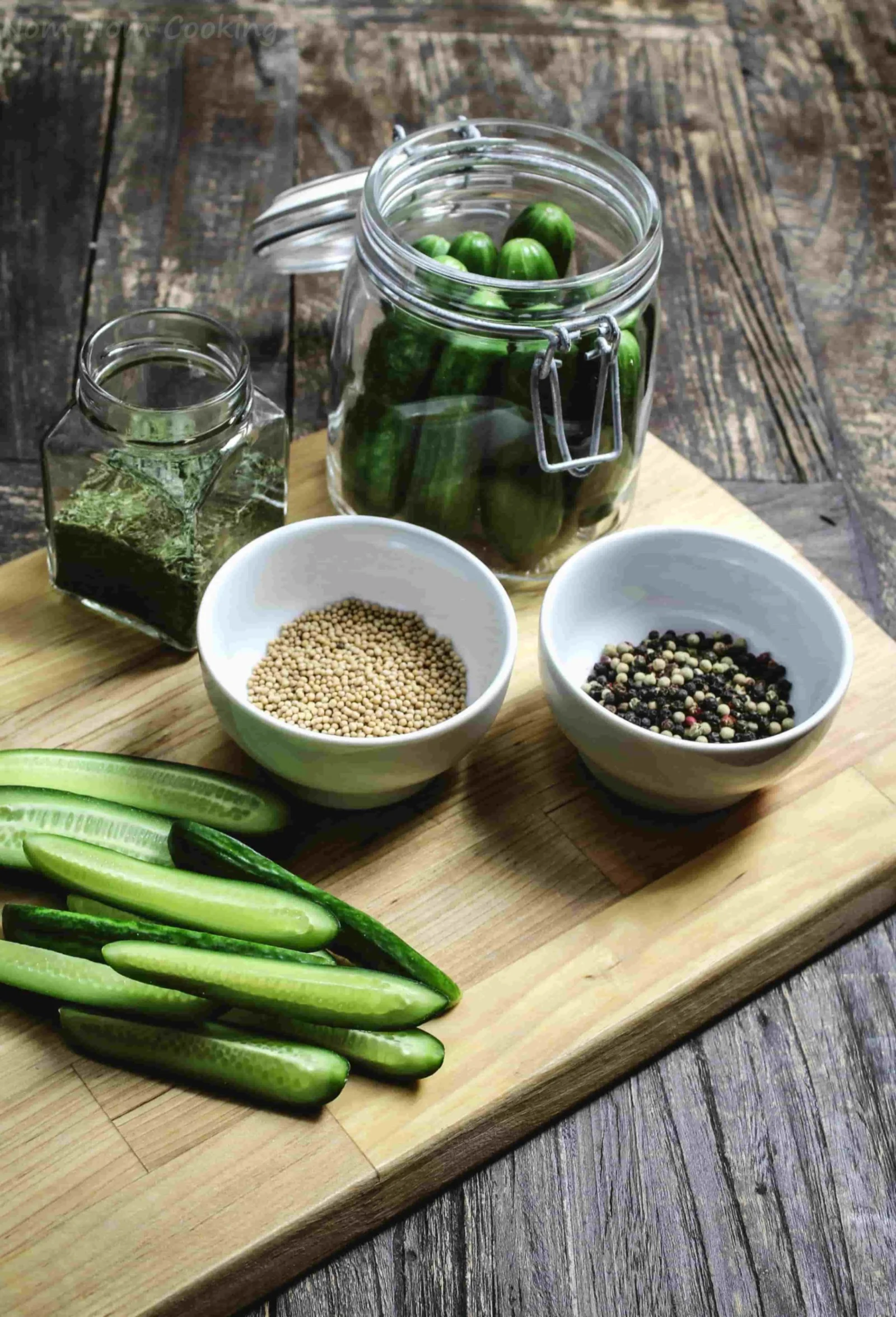 Ingredients for Super-Easy Homemade Pickles