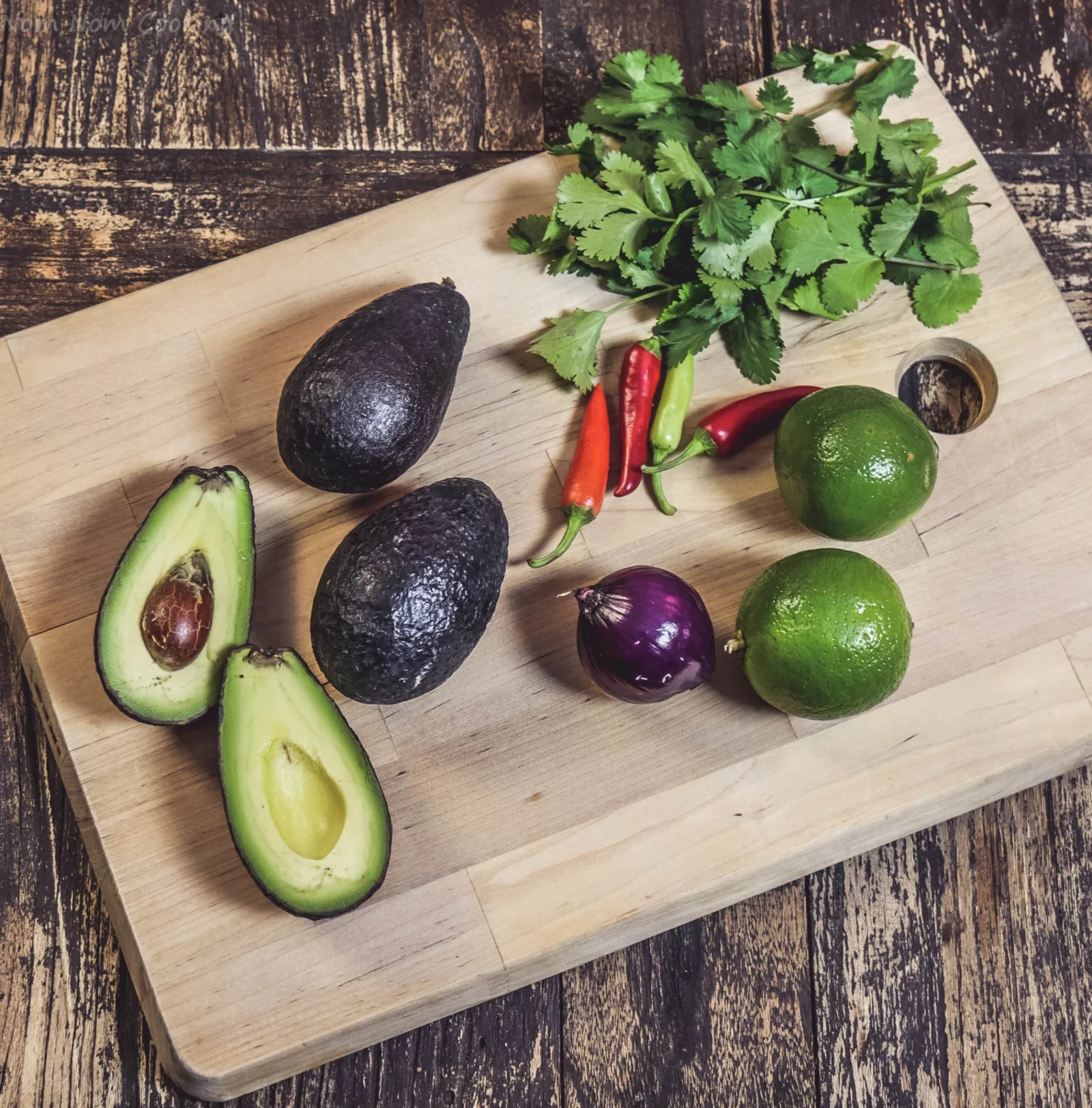Ingredients for Crazy Good Guacamole